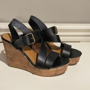 Mossimo Faux Cork Wedges